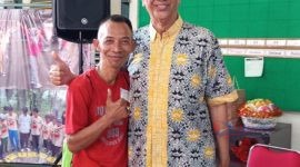 Kiri : Rahmat Hidayat (Wakaperwil. DKI Jakarta), dan Kanan Bapak Sarsito Sarwono 