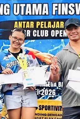 Garut Kembali Berprestasi, Berliana Nurfadilah Angkat Nama Daerah di Bandung Utama Finswimming 2026
