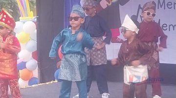 Menggemaskan !!! Anak PAUD TERATAI 05 Sunter Agung Pentas Seni