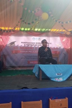 Santunan Anak Yatim Warnai Perpisahan Kelas 6 SDN Sukalilah 1