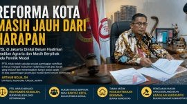 Arthur Noija, SH menyoroti reforma agraria perkotaan melalui PTSL yang dinilai harus mengedepankan keadilan substantif dan fungsi sosial tanah.
