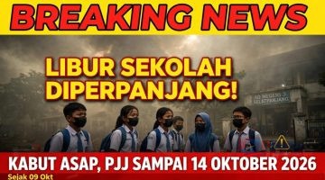 DIPERPANJANG! Libur Sekolah di Selatpanjang Akibat Kabut Asap Diperpanjang Hingga 14 Oktober 2026